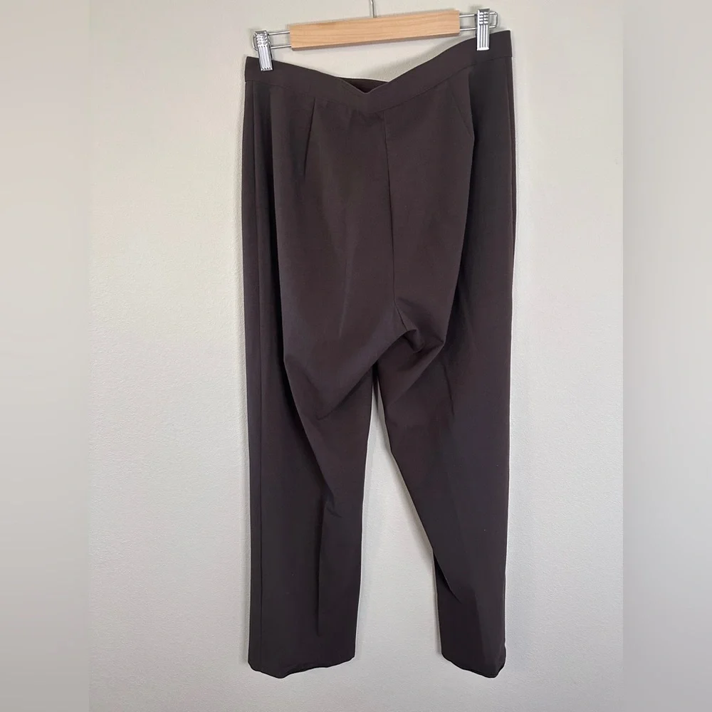 Vintage Y2K Solutions by Harve Benard women’s Classic Brown Trousers size 12 - Picture 4 of 4